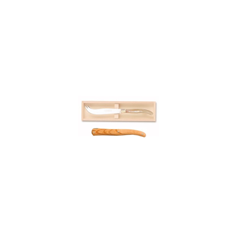 Coffret couteau à fromage super Laguiole plein manche Coffret couteau à fromage super Laguiole plein manche