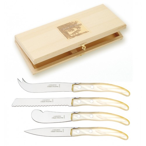 Wood box of Berlingot 4P breakfast resin handle