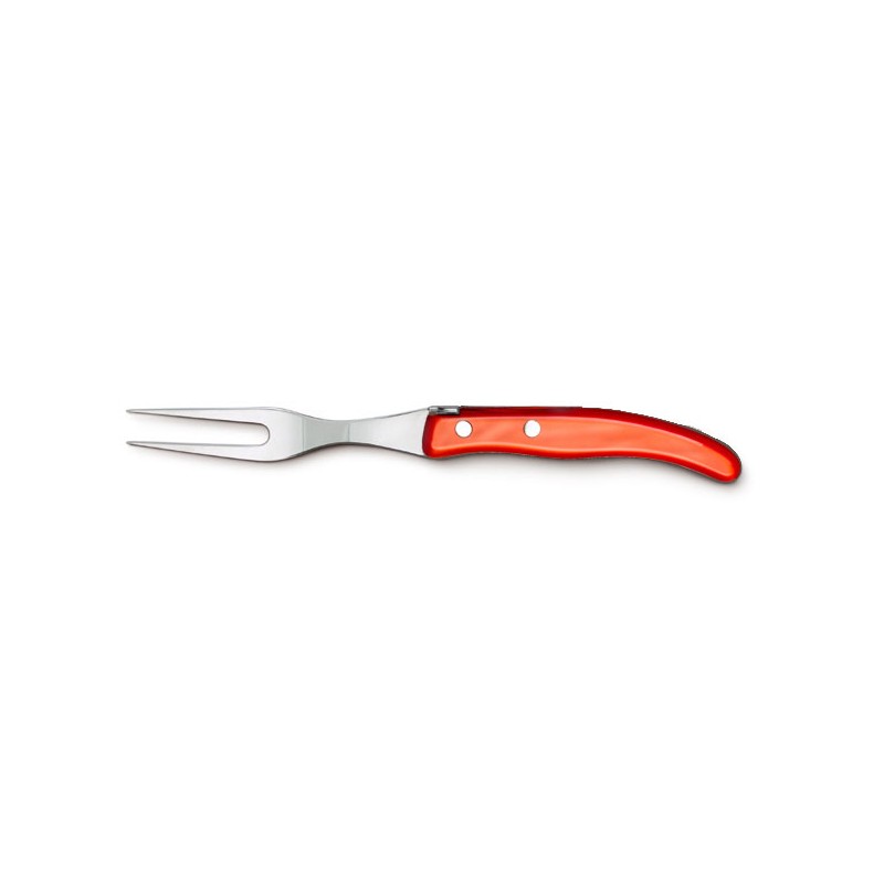 Berlingot cheese fork in resin handle Berlingot cheese fork in resin handle