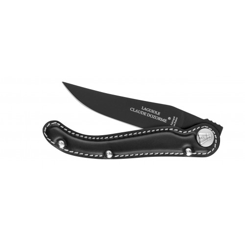 Le Baroudeur Laguiole pocket knife with leather handle
