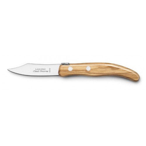 Berlingot small vegetable knife in wood handle Claude Dozorme