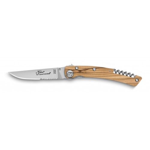 Thiers pocket knife Corkscrew Vallernia handle by Claude Dozorme