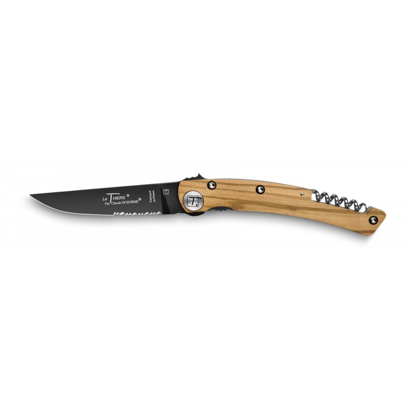 Le Thiers pocket knife Corkscrew by Claude Dozorme Le Thiers pocket knife Corkscrew by Claude Dozorme