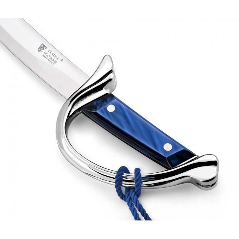 Lassalle Champagn saber blue handle Claude Dozorme Lassalle Champagn saber blue handle Claude Dozorme