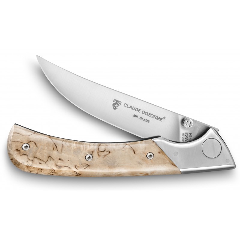 Folding knife EOK precious wood handle (birchwood or green poplar wood) Folding knife EOK precious wood handle (birchwood or green poplar wood)