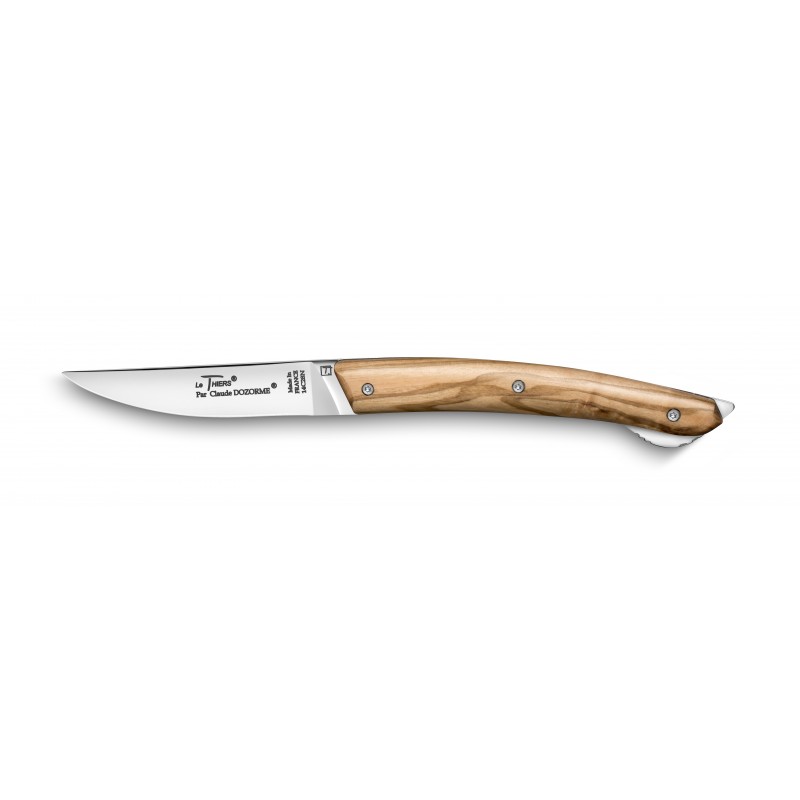 Box of Thiers pocket knife with lock system light horn handle with hand decoration Box of Thiers pocket knife with lock system light horn handle with hand decoration