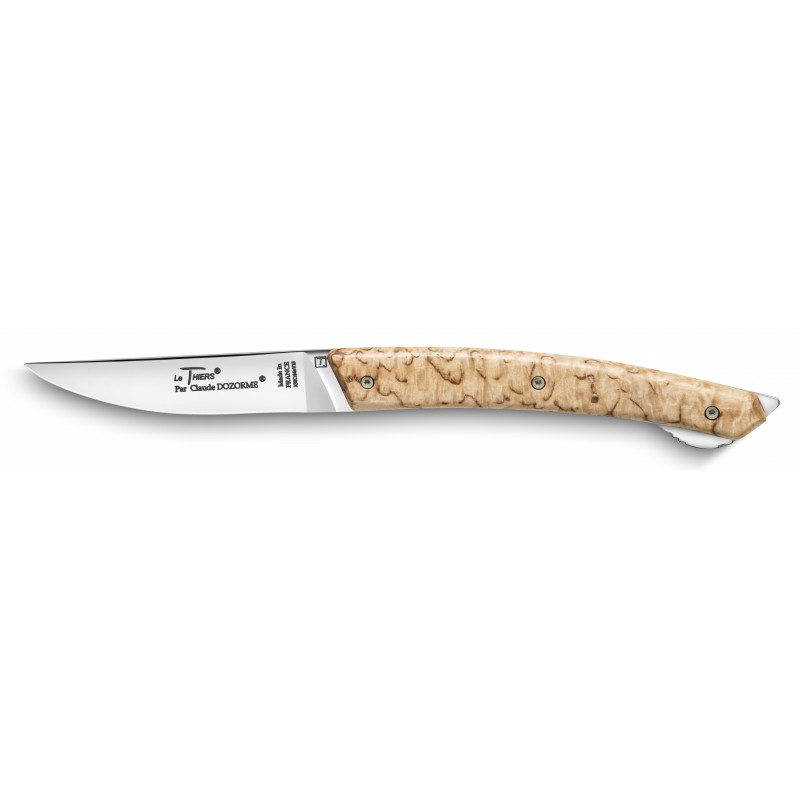 Box of Thiers pocket knife with lock system light horn handle with hand decoration Box of Thiers pocket knife with lock system light horn handle with hand decoration