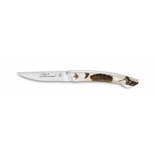 Thiers Verrou pocket knife inclusions by Claude Dozorme