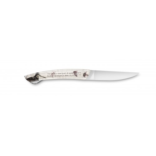 Thiers Verrou pocket knife inclusions by Claude Dozorme