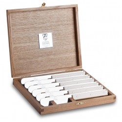 Coffret 6 couteaux Thiers manche plexi