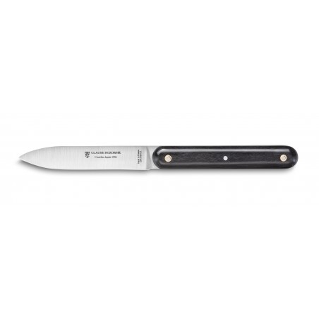 Oak wood box steak knives Navette à l'ancienne ebony wood handle Oak wood box steak knives Navette à l'ancienne ebony wood handle