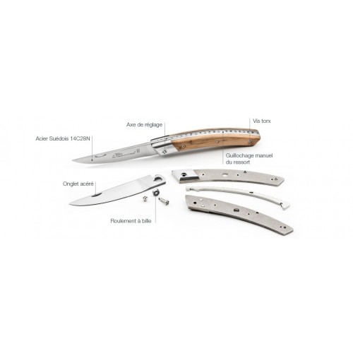 Thiers RLT pocket knife with handle of your choice by Claude Dozorme