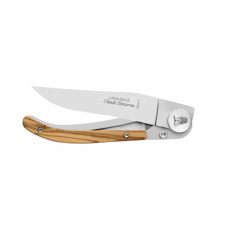 Liner Lock Laguiole pocket knife classic wood handle