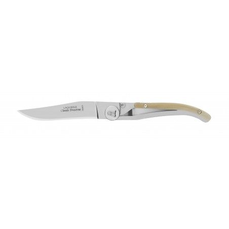 Liner Lock Laguiole pocket knife horn handle