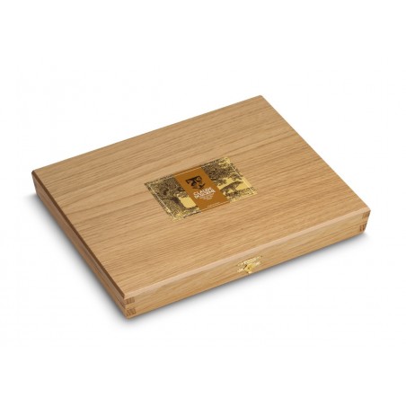 Oak wood box steak knives Le Thiers® L'Âme Luxe by Thomas Bastide Oak wood box steak knives Le Thiers® L'Âme Luxe by Thomas Bastide