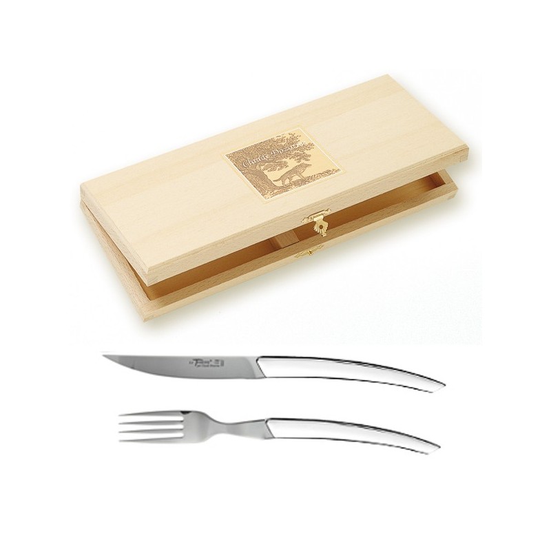 Coffret 6 couteaux Thiers manche bois