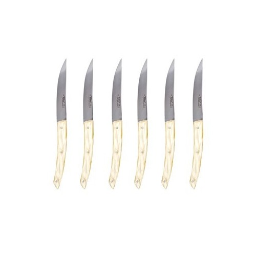 Coffret 6 couteaux Thiers manche bois