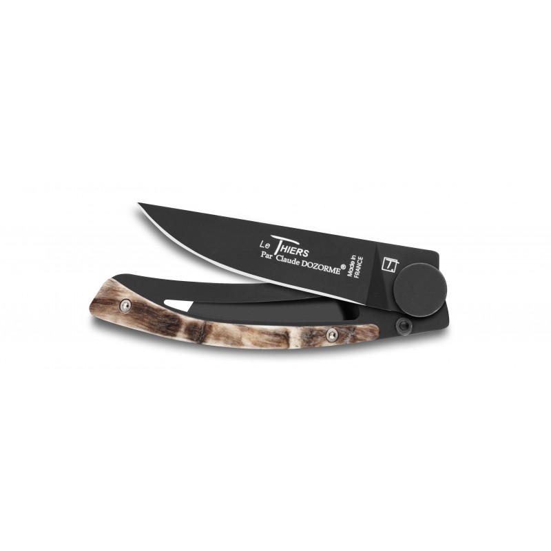 Thiers pocket knife with light horn handle by Claude Dozorme Thiers pocket knife with light horn handle by Claude Dozorme