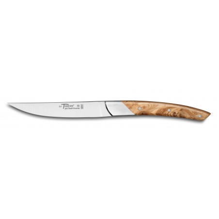 Coffret chêne couteau à steak Le Thiers® Art Déco manche bois précieux