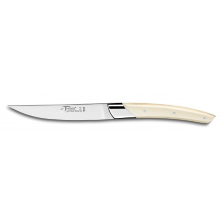 Oak wood box Le Thiers® Art Déco steak knives ivory handle Oak wood box Le Thiers® Art Déco steak knives ivory handle