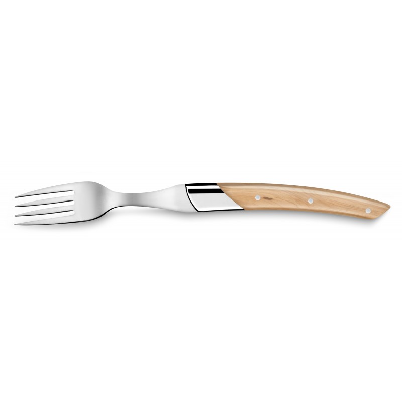 Oak wood box Le Thiers® Art Déco forks precious wood handle