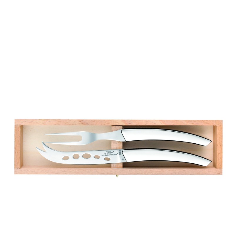Coffret service à fromage Thiers manche inox Coffret service à fromage Thiers manche inox