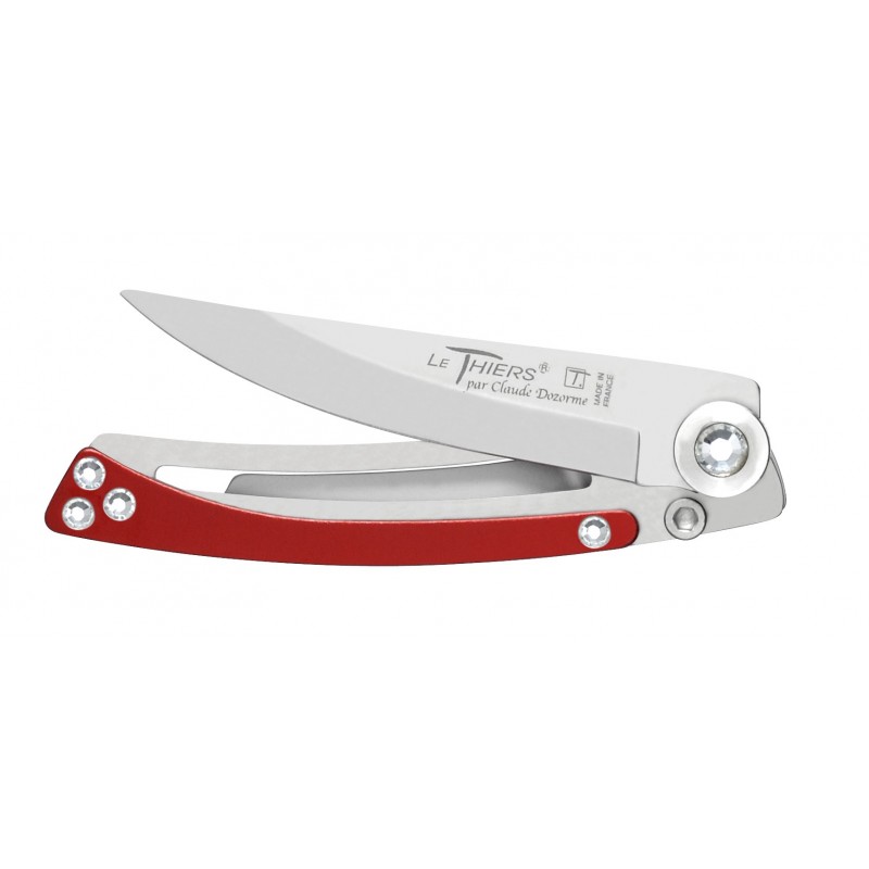 Couteau de poche femme manche cristaux swarovki