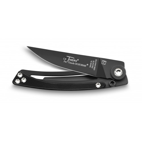 Ladies pocket knife with swarovki crystal handle