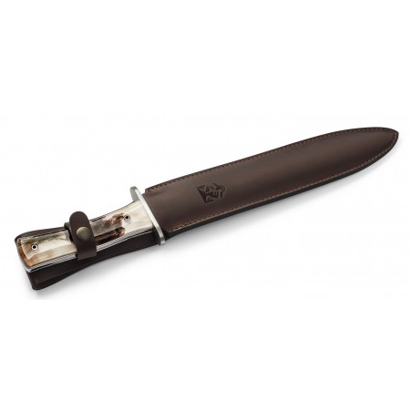 Big dagger wood handle + leather case Big dagger wood handle + leather case