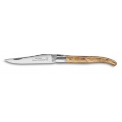 Laguiole classic pocket knife 4"3/4 stag woods handle and brass bolster