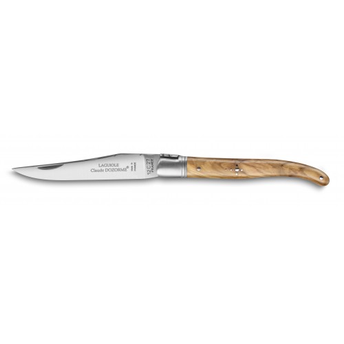 Couteau de poche laguiole 12cm manche cerf mitre laiton