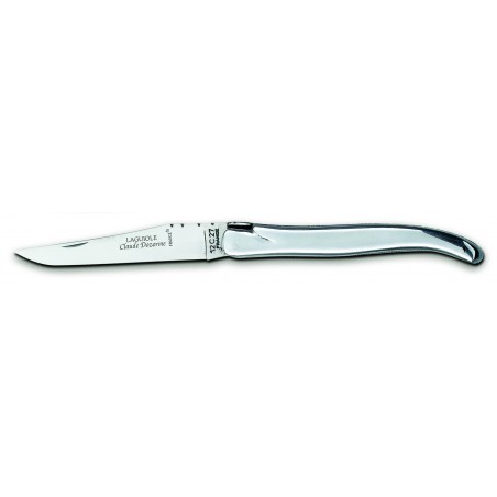 Laguiole classic pocket knife 4"3/4 stag woods handle and brass bolster