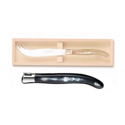 Coffret couteau à fromage super Laguiole mitre inox manche nacrine ivoirine