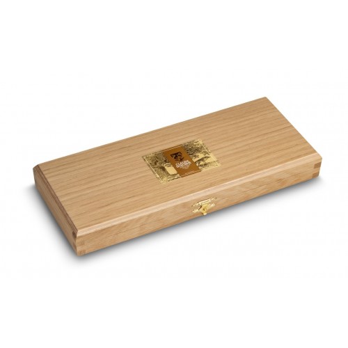 Coffret chêne vide pour 6 couteaux ou fourchettes