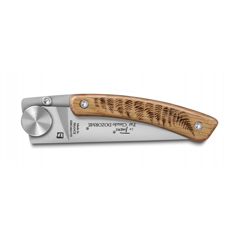 Thiers Liner Nature pocket knife Bracken engraved handle Thiers Liner Nature pocket knife Bracken engraved handle