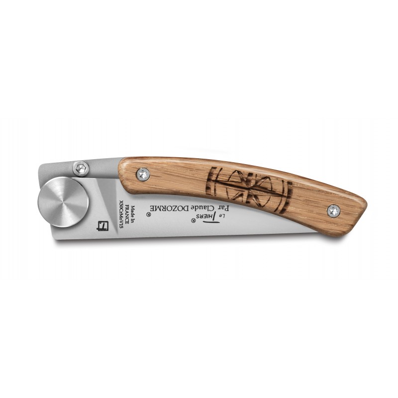 Thiers Liner Nature pocket knife Compass engraved handle