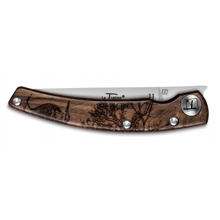 Thiers Design Animalis pocket knife Woodcock walnut handle