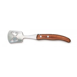 Berlingot ice cube spoon in wood handle