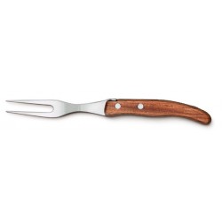 Berlingot cheese fork in wood handle