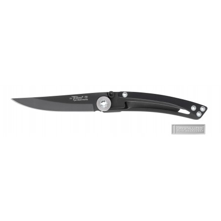Thiers Liner Lock for women black blade black handle and swarovski crystals Thiers Liner Lock for women black blade black handle and swarovski crystals