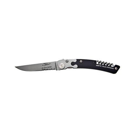 Thiers pocket knife + corkscrew grey-black handle Thiers pocket knife + corkscrew grey-black handle