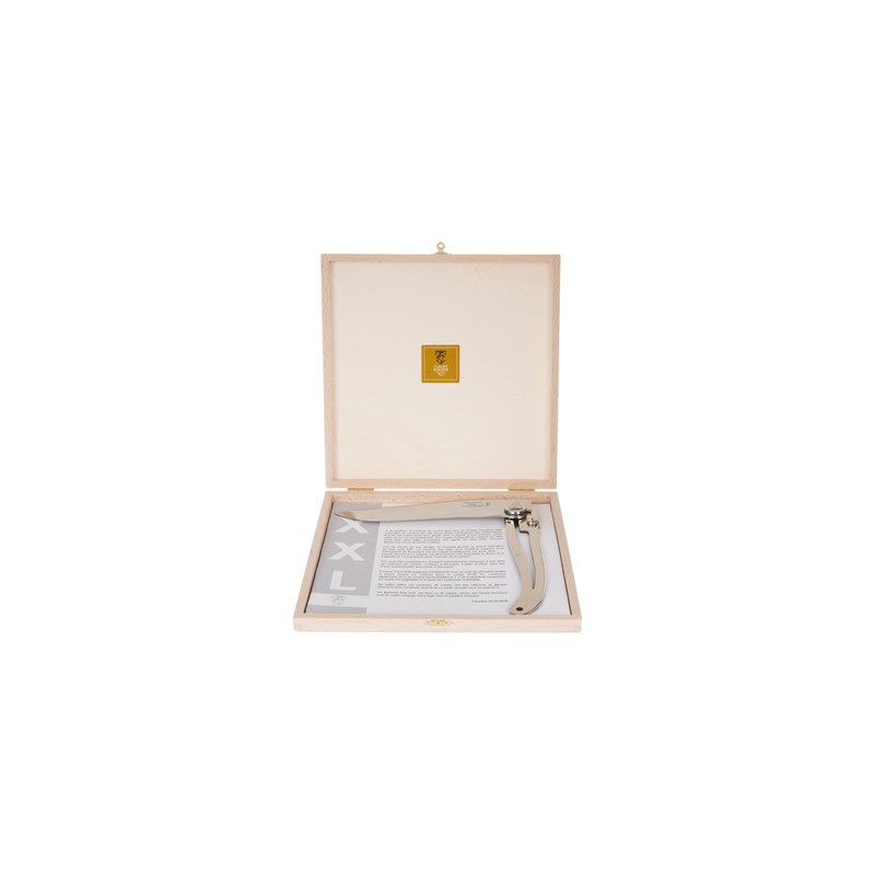 Coffret hêtre couteau à découper XXL Laguiole Coffret hêtre couteau à découper XXL Laguiole