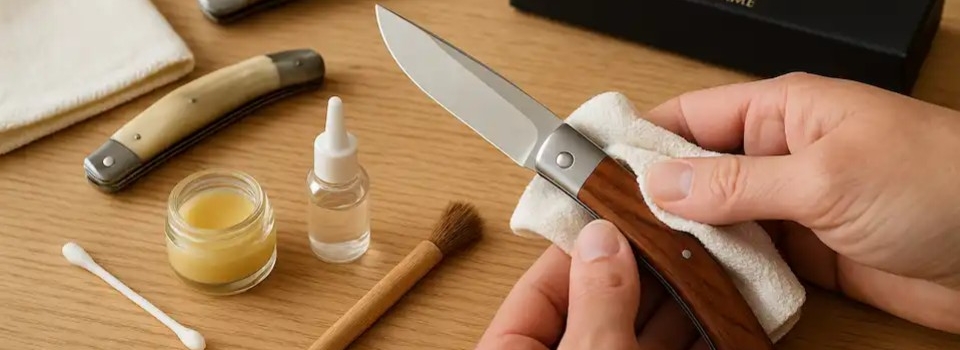 How to clean a folding knife ?