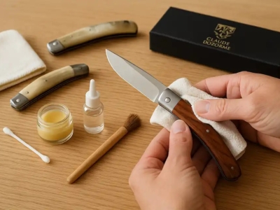 How to clean a folding knife ?