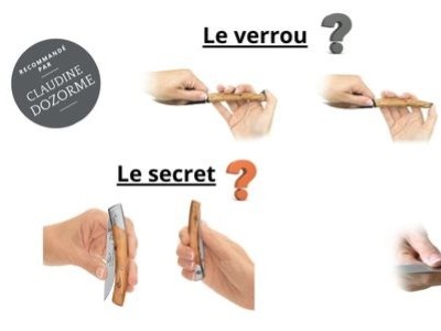 How to close a pocket folding knife ?